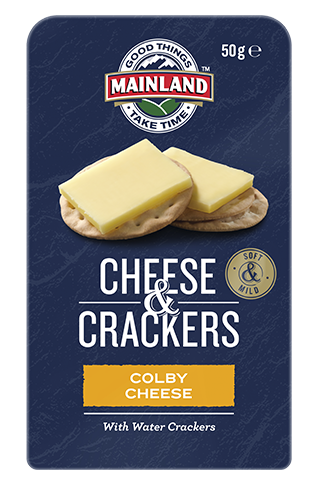 Colby Cheese with Water Crackers